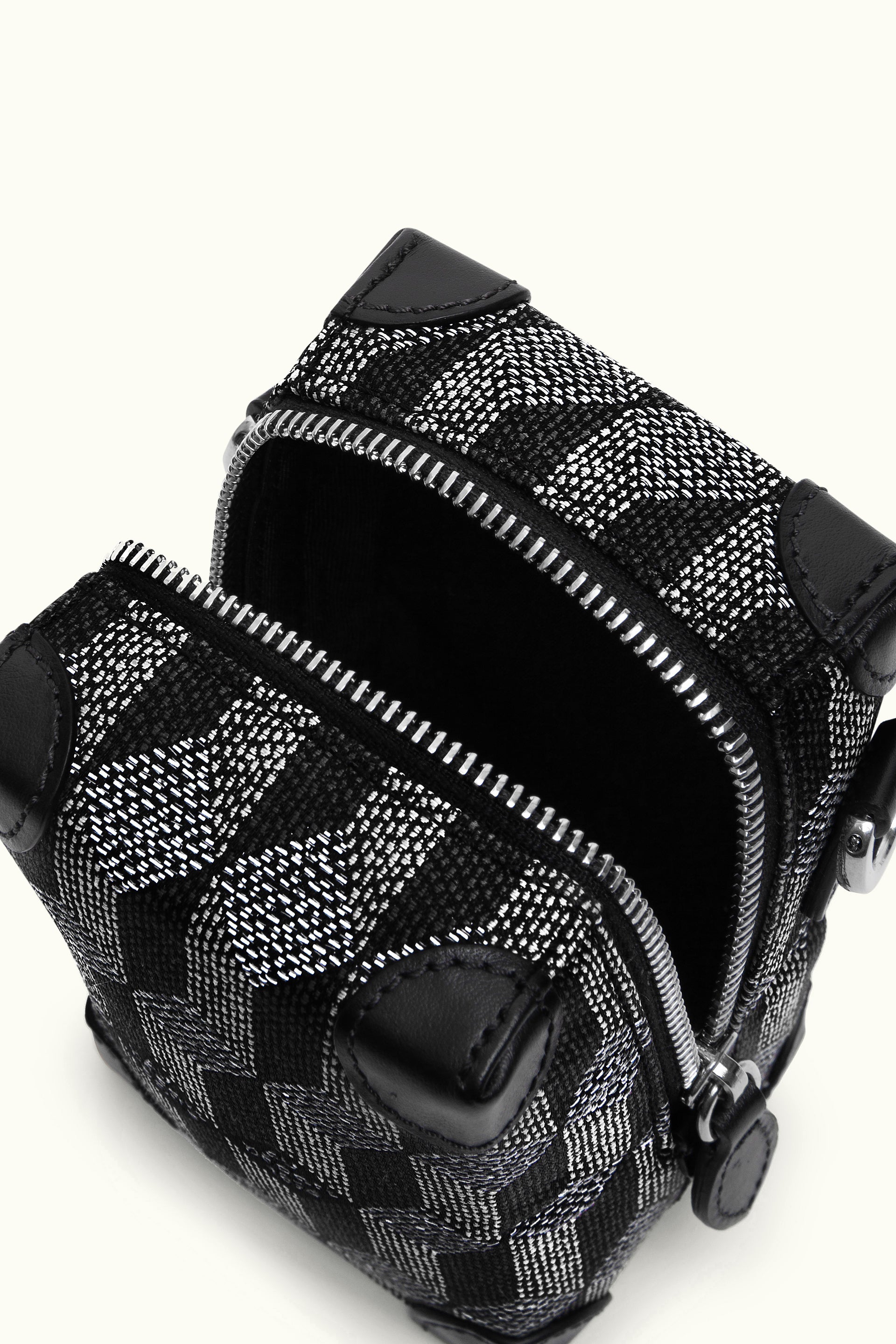 Louis Vuitton Vertical Soft Trunk Monogram Tuffetage Black in