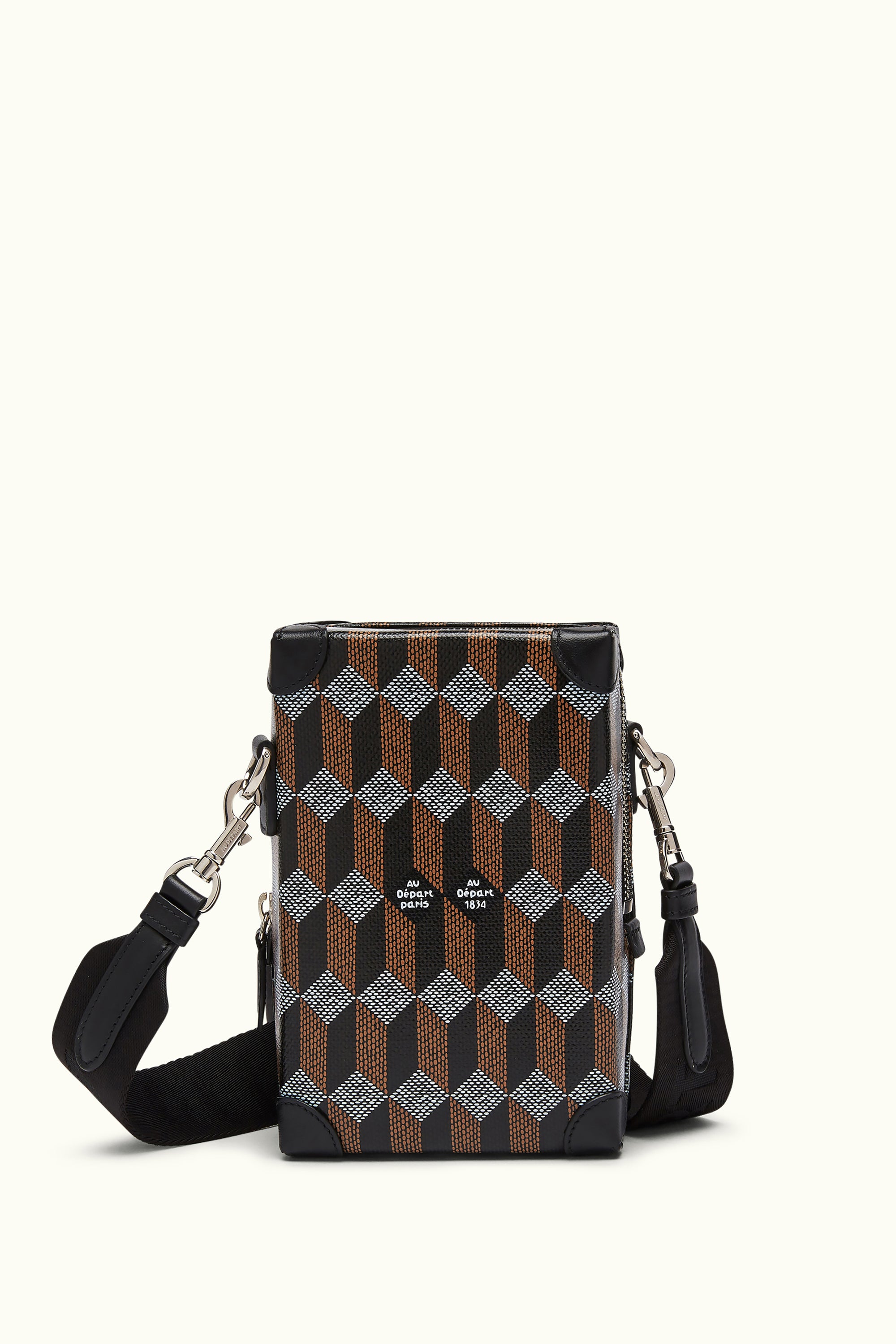 Louis Vuitton Brown, Pattern Print Monogram Soft Trunk Handle Bag