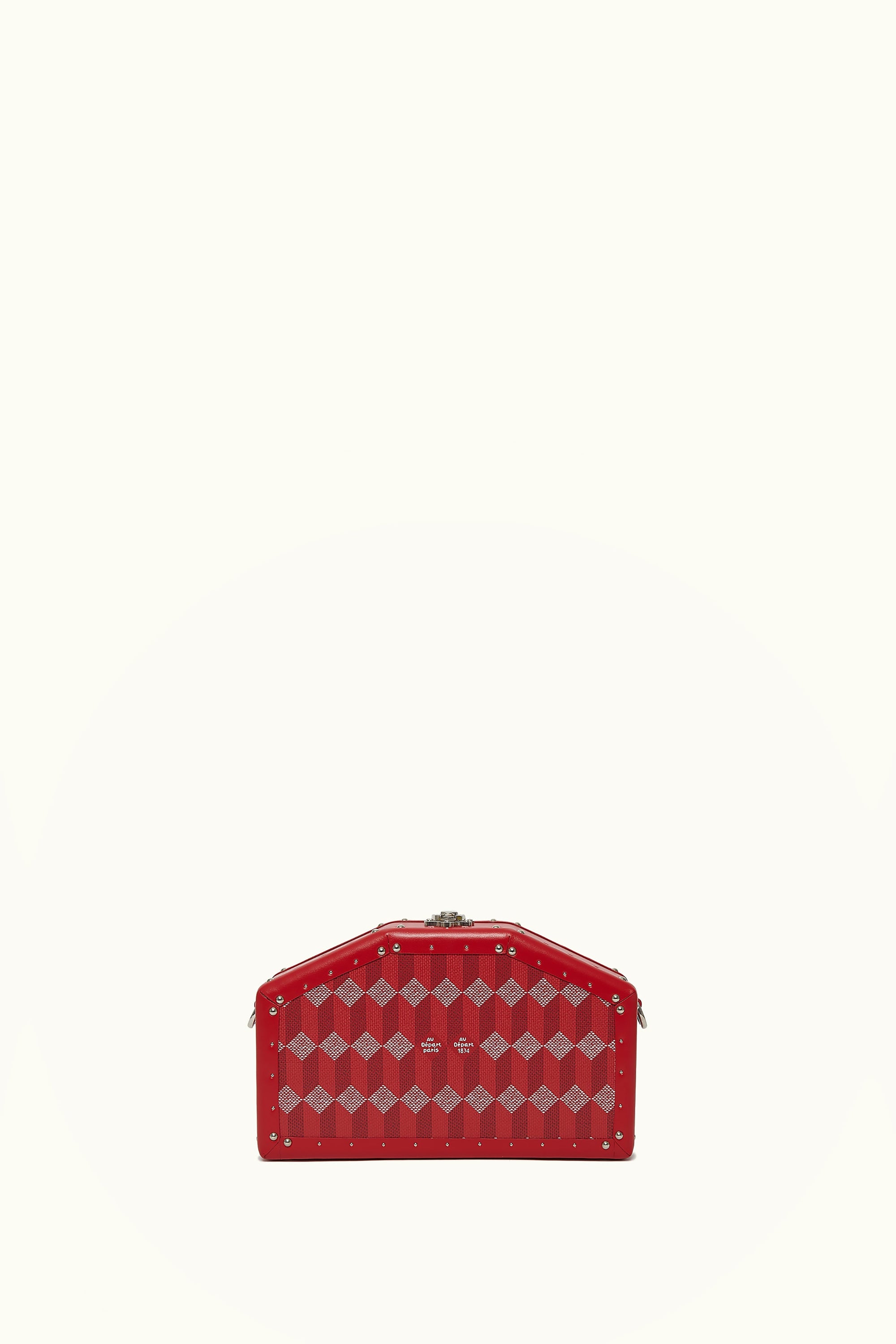 Le Nano Trunk Hexagon Coated Canvas Red