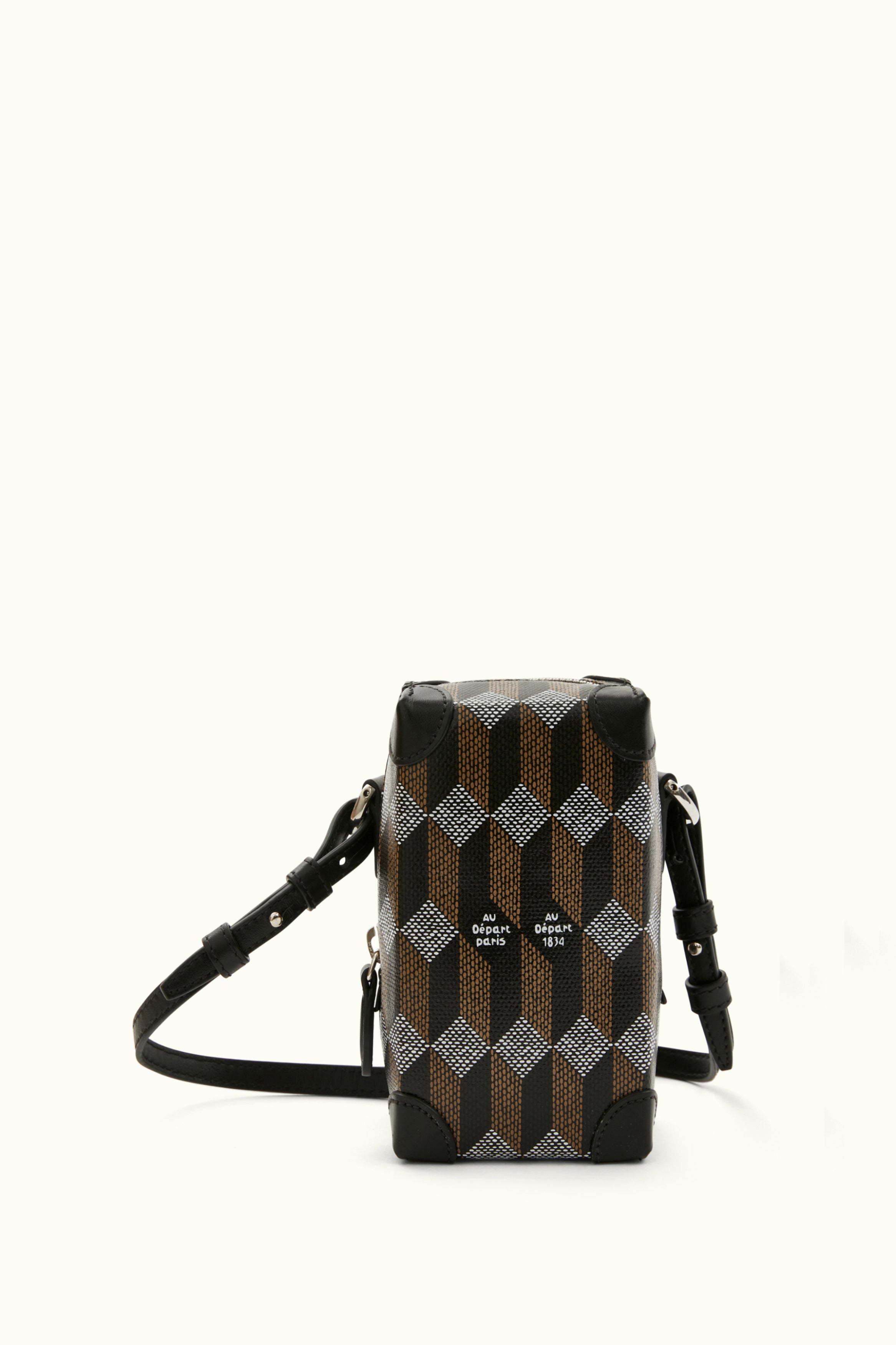 Louis Vuitton Soft Trunk Bag Monogram Tuffetage Canvas Mini Brown 21809055