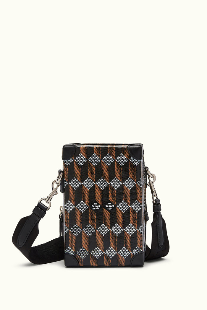 Louis Vuitton Ebene Monogram Coated Canvas Top Handle Trunk Bag